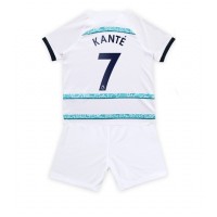 Chelsea Kante #7 Fotballklær Bortedraktsett Barn 2022-23 Kortermet (+ korte bukser)